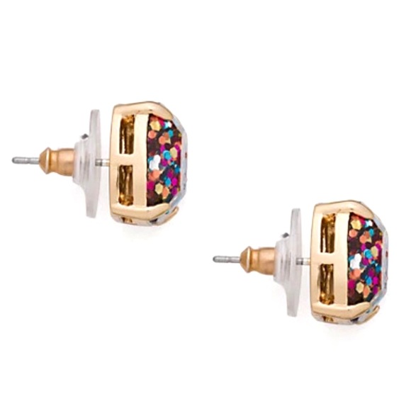 KATE SPADE • Glitter & Glee Squared Away Earrings - Picture 3 of 5
